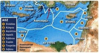 ΑΟΖ Ανατολική μεσόγειος πετρέλαια